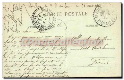Notre-Dame-du-Laus — A Casa da Irmã Benoîte — Editor Les Alpes, n°723 — Verso