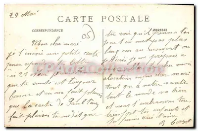 Nossa Senhora do Lau (Alpes Altos) — Jardim e alojamento dos peregrinos — Fot. Perrin, n° 41 — Verso
