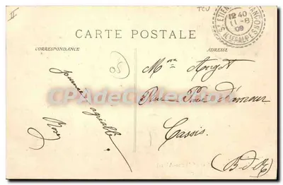 Notre-Dame-du-Laus (Hautes-Alpes) — Vista Geral — Foto. Perrin n°36 — Verso