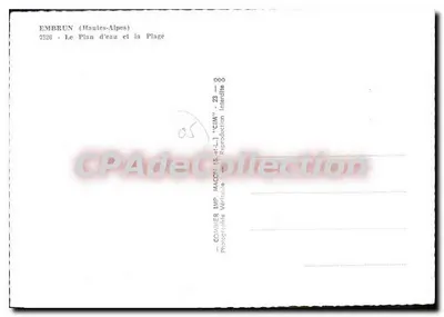 एमब्रून (हौट-अल्प्स) — प्लान ड'एऊ और प्लेज़ — कॉम्बियर इम्प्रेसरी मैकोट (एस.-एट-एल.) — पीछे
