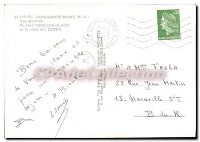 Cygula — Widok ogólny — Wydawnictwo Cygula, Grenoble — Rewers