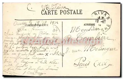 Rio Ouvèze e Velho Ponte Luís XIII — PRIVAS [Ardeche] — LL — Verso
