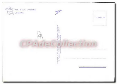 Cygula — Urząd Miasta Privas — Wydawnictwo Cygula — Rewers