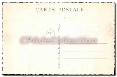 VALS-les-BAINS — O parque do cassino — Foto Paul Jacquin — Valence — Verso