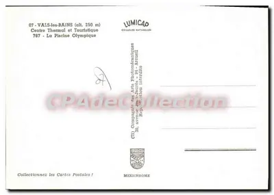 Vais-les-Bains — La Piscina Olimpica — IRIS — Verso