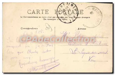 Ardèche — VALS-LES-BAINS — O Ponte de Labégude — Verso