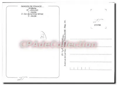 Jaujac — aldeia na Ardèche — Images de France — Verso