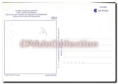Das Cévenol-Untere Vivarais — LES VANS (Ardèche) — IRIS — Rückseite