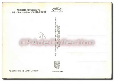 Antraigues — Vista geral — Lumicap — Verso