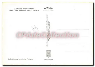 Antraigues — Vista geral — Lumicad — Verso