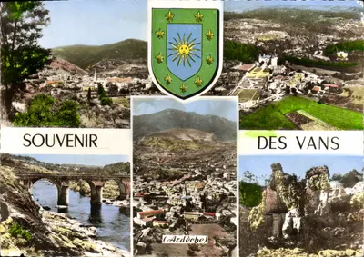 Des Vans — (Ardèche) — Lembrança — Combièr Imp. (S.-A.-L.)