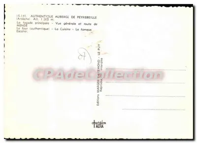Gospoda Peyrebeilhe — Vivarais — Wydawnictwo Margerit-Rémond — Rewers