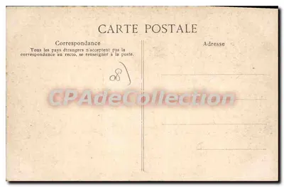 Givet — Het Fort van Charlemont — J. Winling, uitgever, Charleville — Achterkant