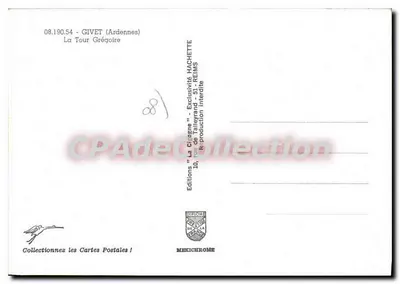 A Torre Grégoire — Givet (Ardennes) — Éditions HACHEETTE — Verso