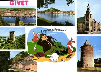 GIVET — Região de caça! — Edições e Impressões Combier / Mâcon