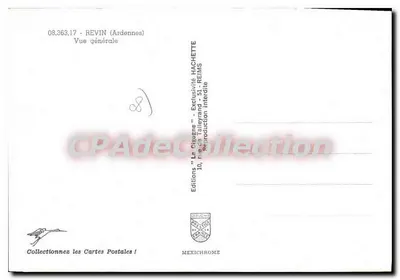 Revin (Ardennes) — Vista geral — Éditions Hachette, Reims — Verso