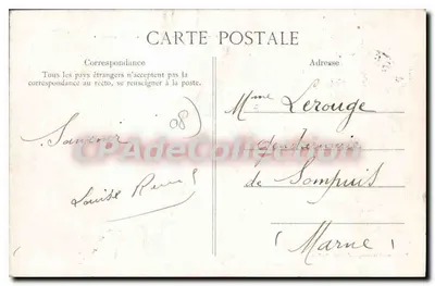 Sedan-Donchery — Castelo da Cruz Piot — editor Suzaine-Pierson, Sedan, n° 97 — Verso