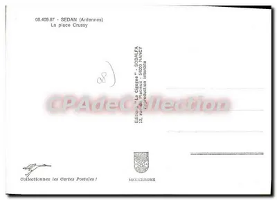 Sedan — A praça Crussy — Edições 'La Cigogne' — Verso
