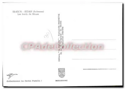 Sedan (Ardennes) — De oevers van de Maas — Uitgaven 'La Cigogne' — Achterkant