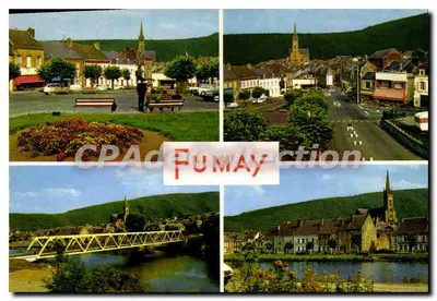 Fumay — Vista panorâmica — Edições LA CIGOGNE, Reims