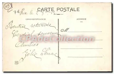 L'Ankor - Dolina Banguillère - Widok na wioskę Saint-Pierre - Fototyp Laroche Frères, Toulouse — Rewers
