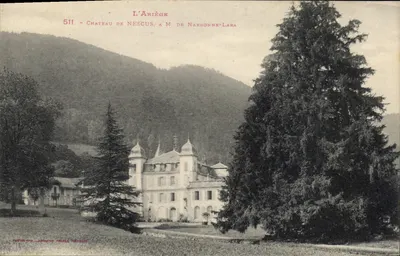 Castelo de Nescus, para M. de Narbonne-Lara — L'Ariège — Foto L. Labouche, Toulouse — n° 511