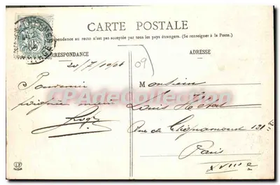 Vale de Nabre, perto de Mérens — Os Pirineus-Ariégeois — Fototipia Laponnais, Toulouse — Verso