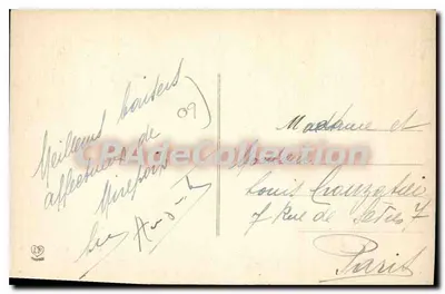 Mirepoix - A Casa Histórica na Grande Praça — Foto Labeuche Fr. - Toulouse — Verso
