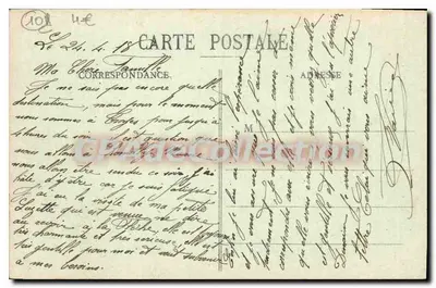 Troyes - Praça da Prefeitura - Grupo em bronze de Succhetat — Verso