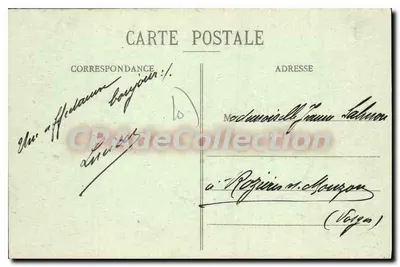 Troyes - A Rue de Paris — vista urbana com edifícios e pedestres — editor desconhecido — Verso