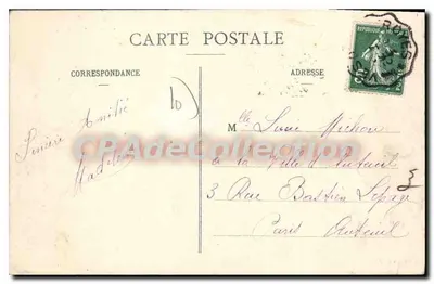 Ste-Savine — Jardim Botânico Alpino — CPAdeCollection — Verso