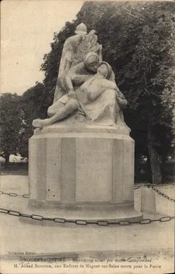 Nogent-sur-Seine — Monument aos crianças mortas pela Patria — M. Alfred Boucher
