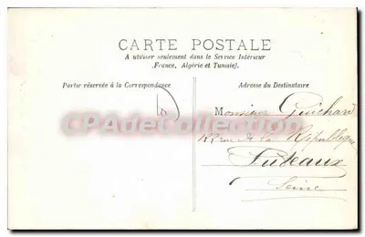 Nogent-sur-Seine — 'O Amor Filial', de Alfred Boucher — Livraria Doizelet — Verso