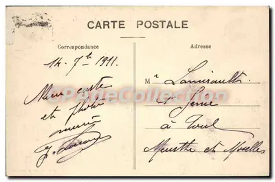 Dampierre-de-l'Aube — O Castelo — Editor desconhecido — Verso