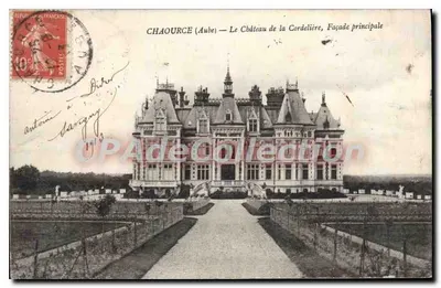 Châource (Aube) — O Castelo da Cordelière, Fachada Principal — Editor Desconhecido