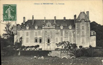 Castelo de VENDEUVRE — A Terraça — editor não visível, número de série ilegível