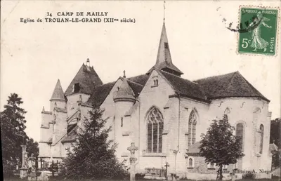 Igreja de Trouan-le-Grand — Século XII — Editor A. Nieps