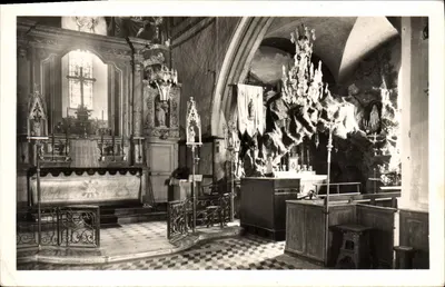 Interior da igreja — Palis (Aube) — Th. Gandidier & Cie, Photo-Edit.