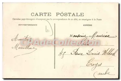 Arcis-sur-Aube — Dom Dantona, zakupiony przez konwencjonalnego w 1791 roku i zamieszkiwany przez jego rodzinę do 1887 roku — Wydawnictwo E. Boulard — Rewers