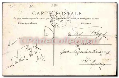 Camp de Mailly - A Sopa — Edição Militar A. Peps, n°60 — Verso