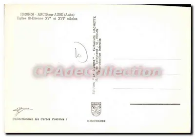 Kościół św. Etienne w Arcis-sur-Aube — Arcis-sur-Aube — Wydawnictwo La Cigogne — Rewers