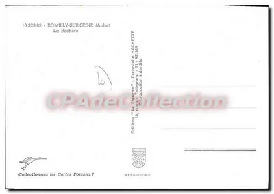 Romilly-sur-Seine (Aube) — La Bechère — Éditions La Gagnette — Verso