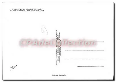 Nogent-sur-Seine — canto da Seine e o Hotel de la Belle Dame — Éditions La Cisogne — Verso