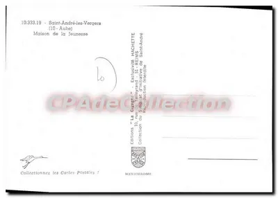 Casa da Juventude — Saint-André-les-Vergers (10-Aube) — Éditions Diplomate — Verso