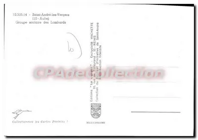Escola dos Lombardos — Saint-André-les-Vergers (10-Aube) — Éditions 'La Légèreté' — Verso