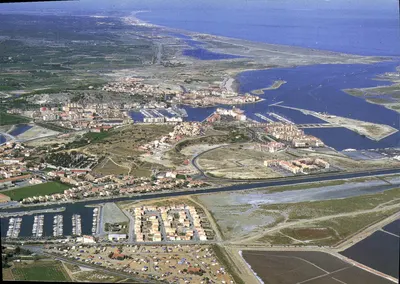Gruissan — Vista panorâmica — Imagens da França, série 11, editada por Cigodène