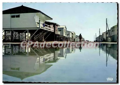 Gruissan-Plage — As casas sobre estacas — Edições Mézoges & Théolal, Limoges