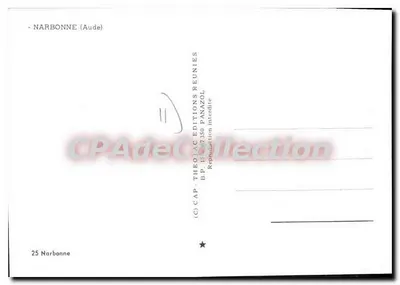 Narbonne e suas Praias — Théo Jac Éditions Reunies — Verso