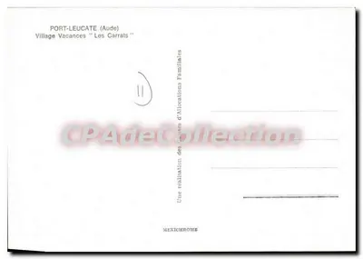 Port-Leucate (Aude) — Village Vacances 'Les Carrats' — Mexichrome — Verso