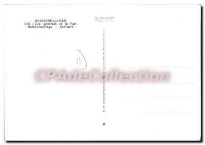 ST-PIERRE-sur-MER — Visão geral e o Porto — Elnacap — Verso